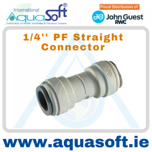 1/4'' PF Straight Connector - PI0408S